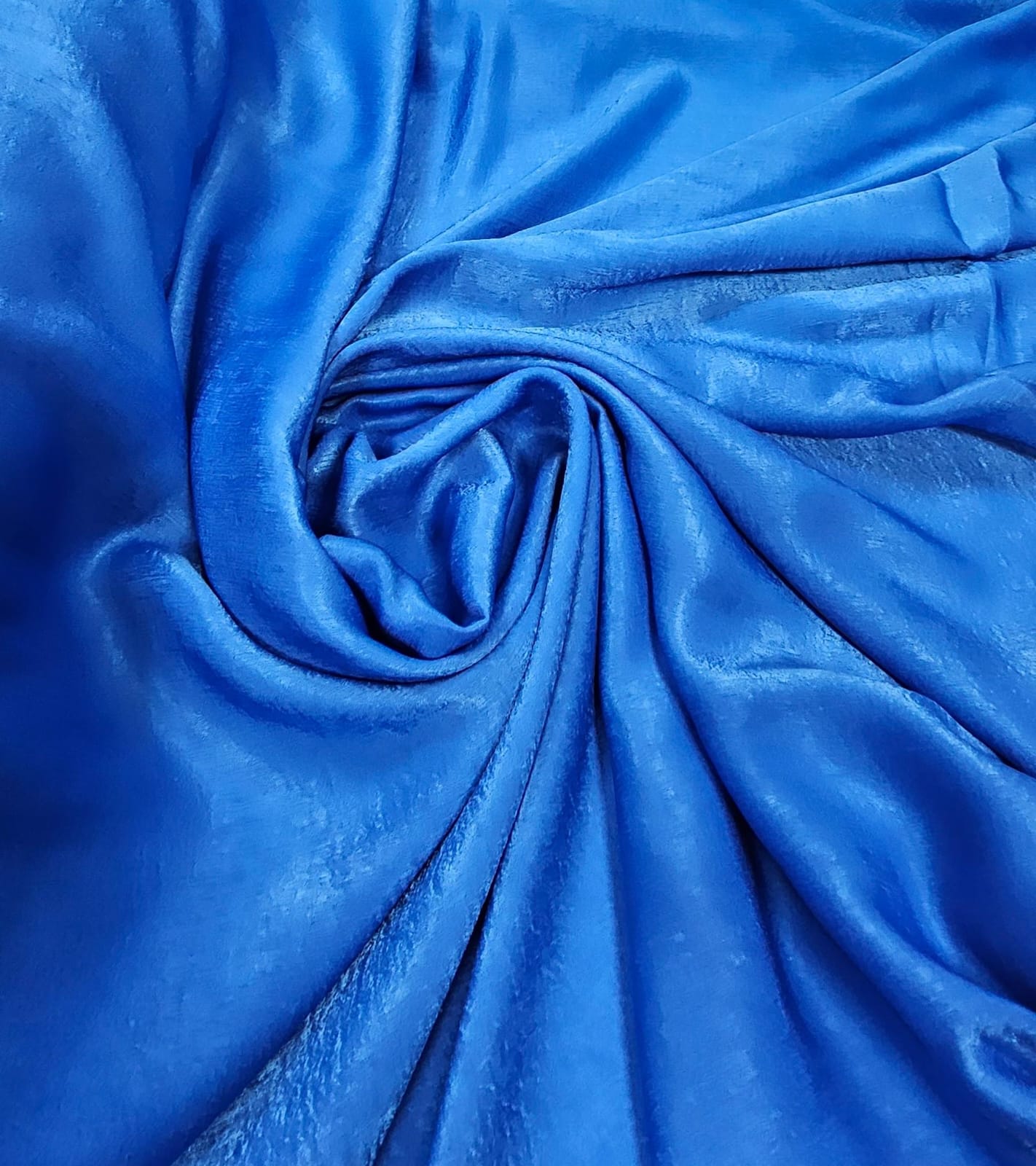 Seda Lisa Gloss Satin Exclusive Azul Turquesa - Largura 1,50 m x Comprimento 1,30 m 