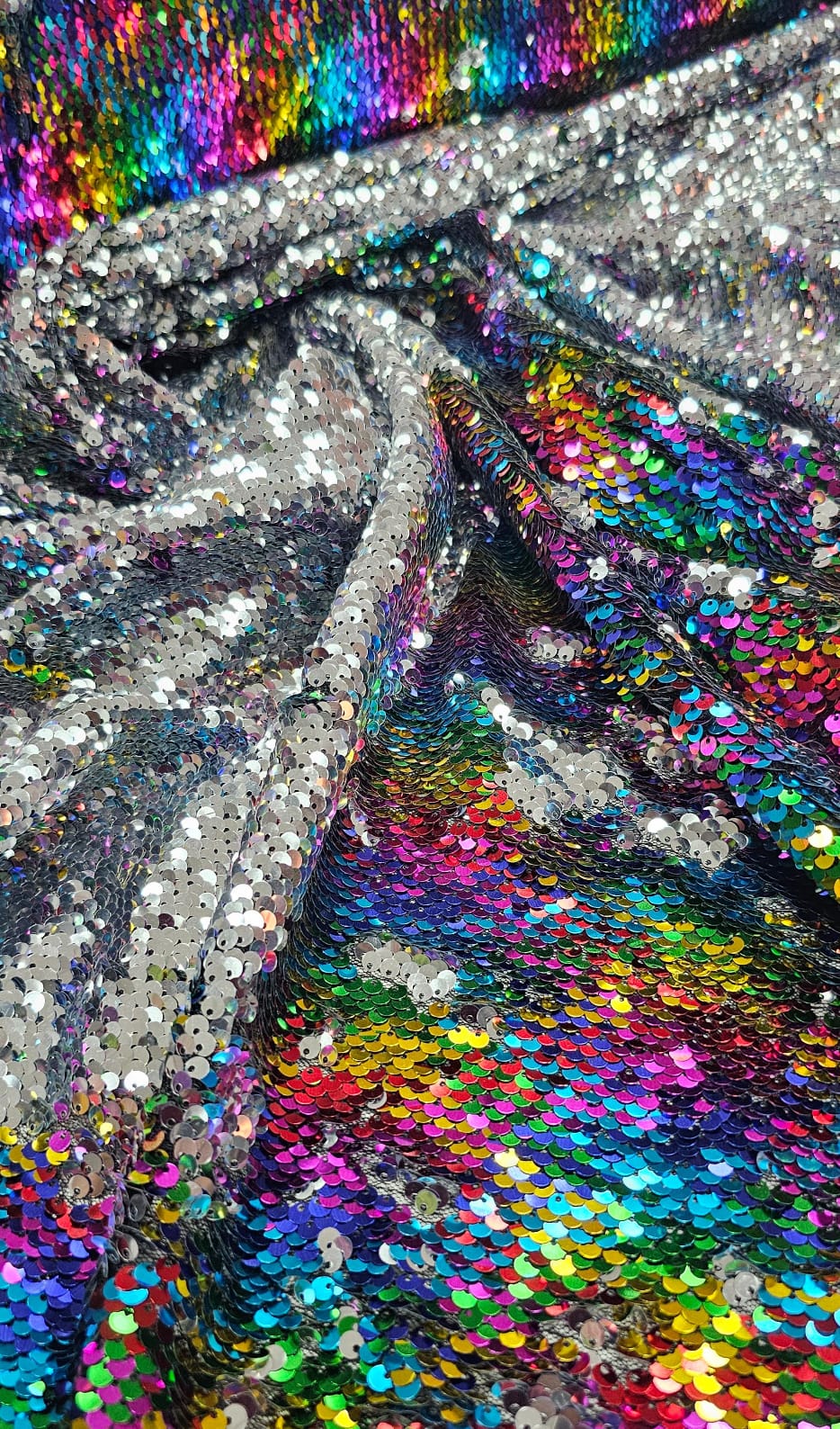 Paetê Reversível Multicolor - Largura 1,30 m x Comprimento 0,80 cm