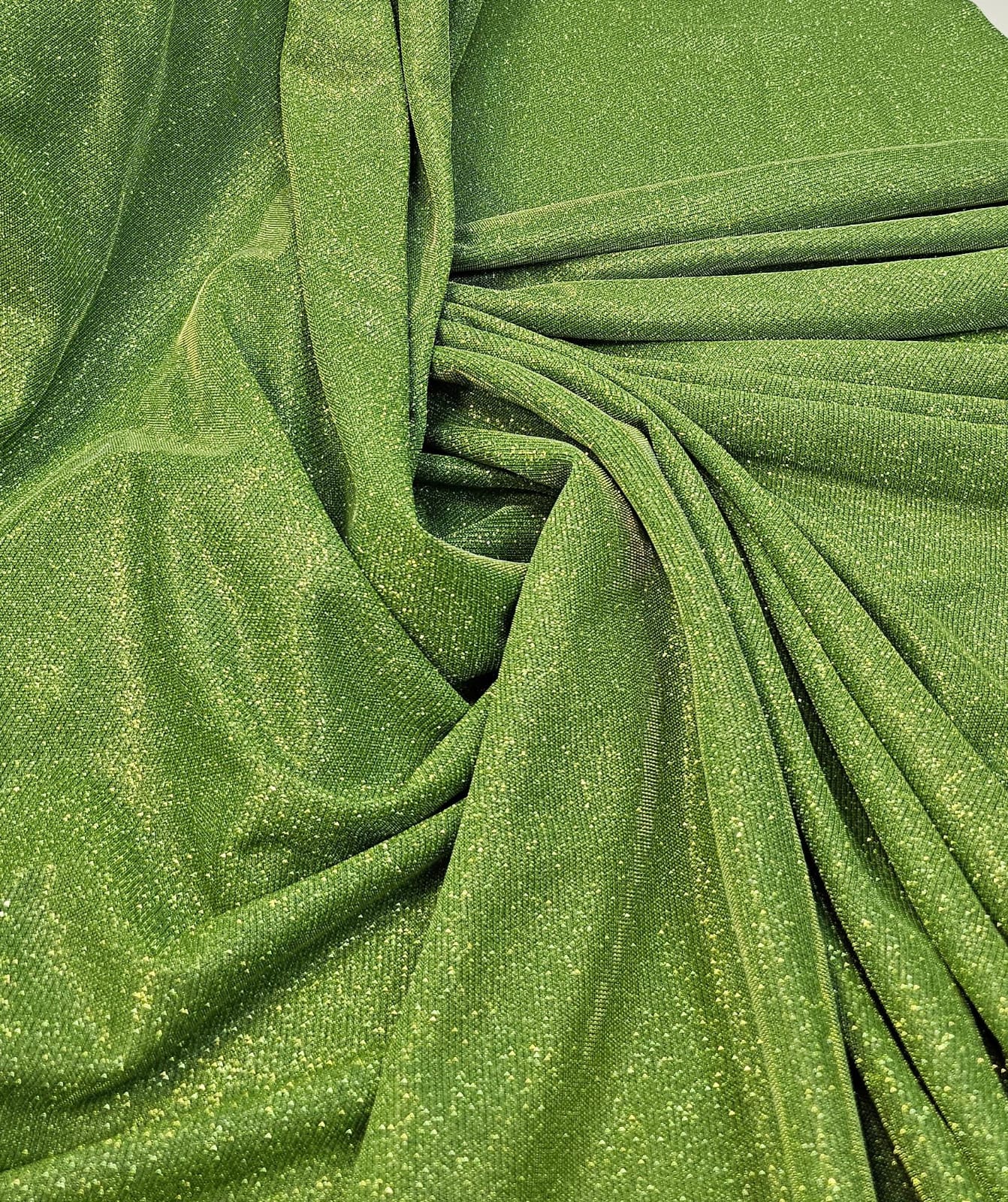 Malha Lurex Verde Cana Modelo 22064 - Largura 1,40 m x Comprimento 3 m 
