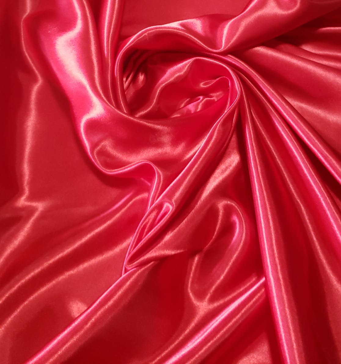 Cetim Charmeusse Liso Vermelho Sangue - Largura 1,47 m x Comprimento 1 m 