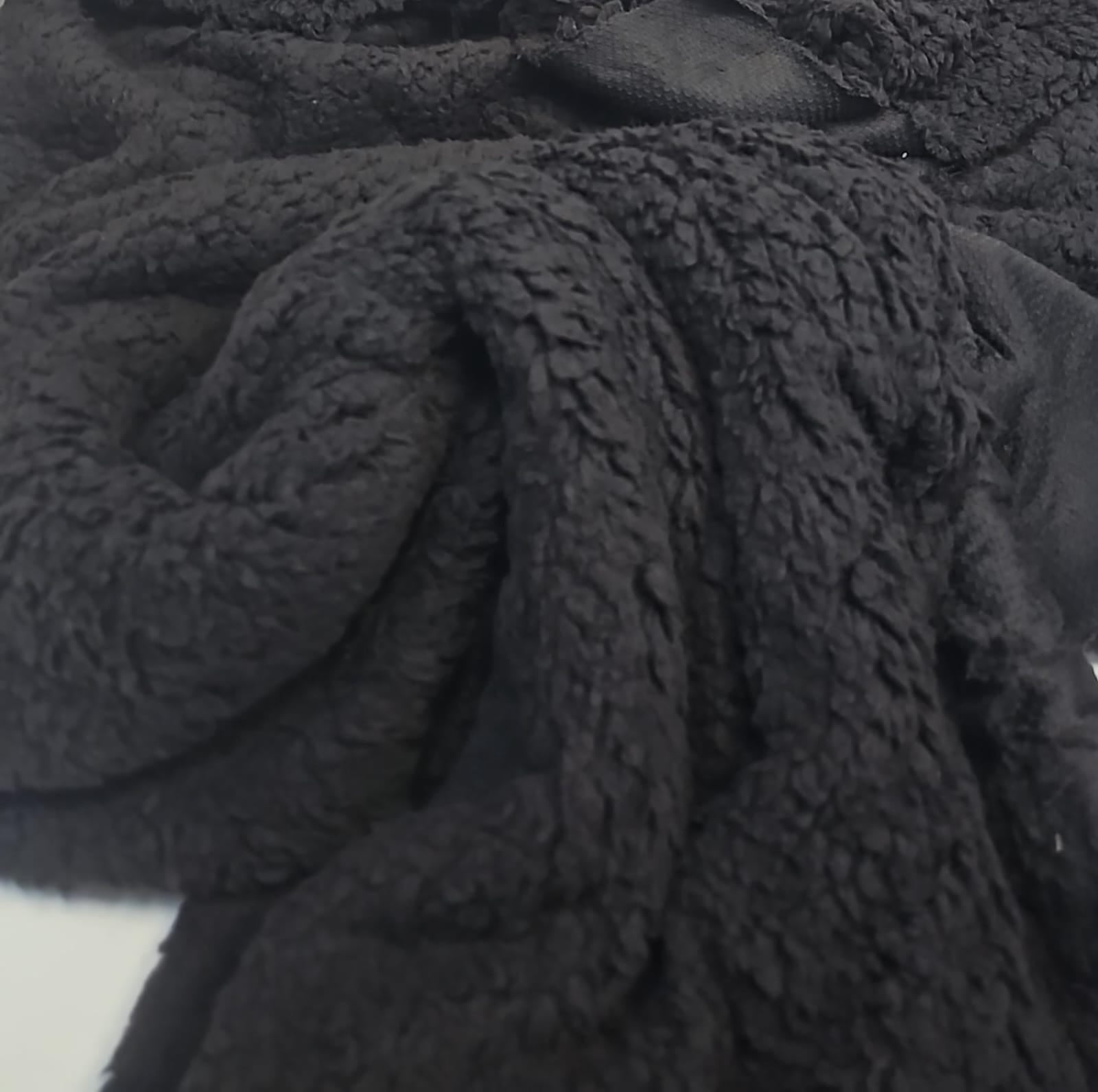 Sherpa Premium Preto  - Largura 1,80 m x Comprimento 2 m 