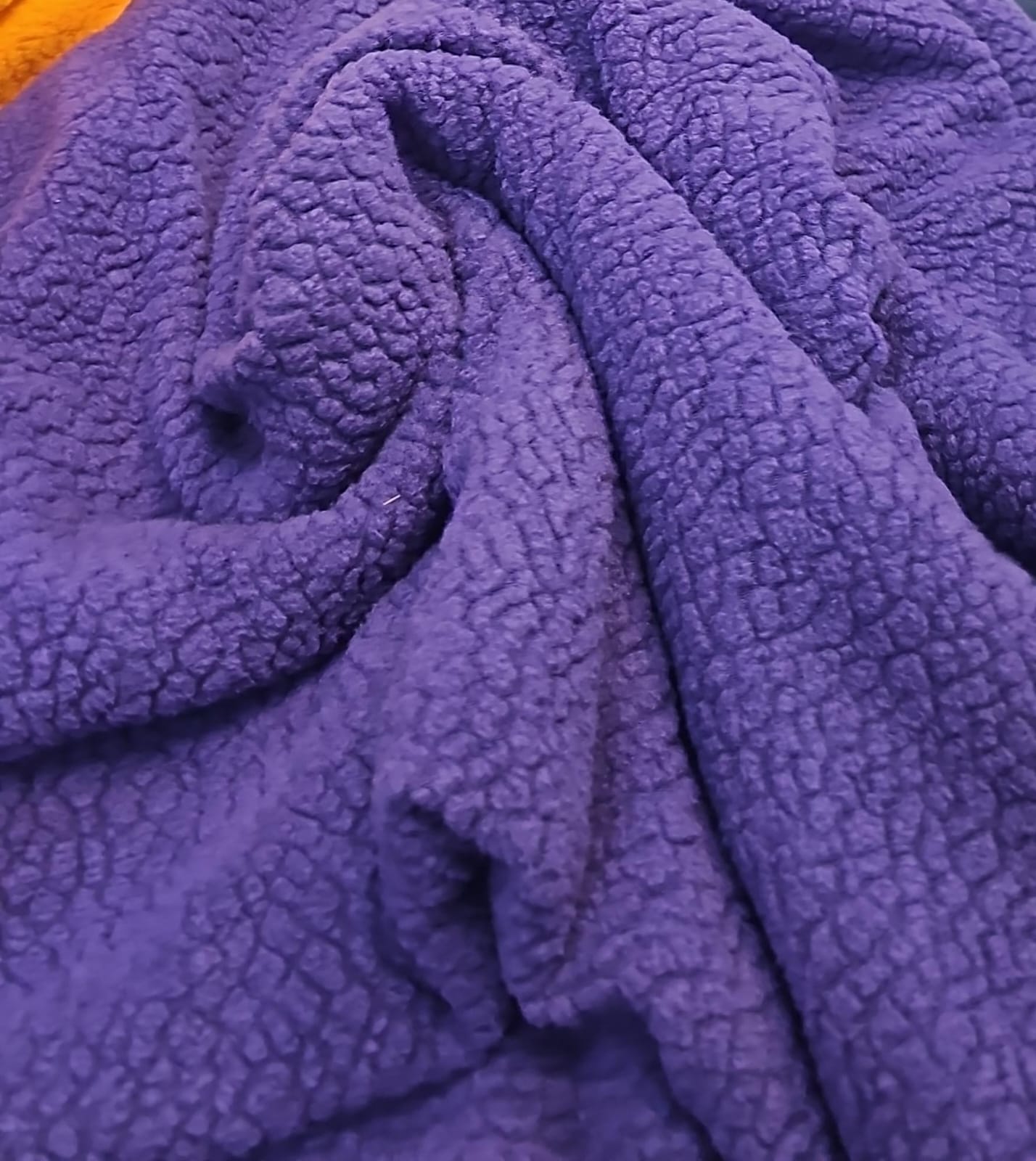 Pelúcia sherpa Pettenati roxo - Largura 1,90 m x Comprimento 2 m 