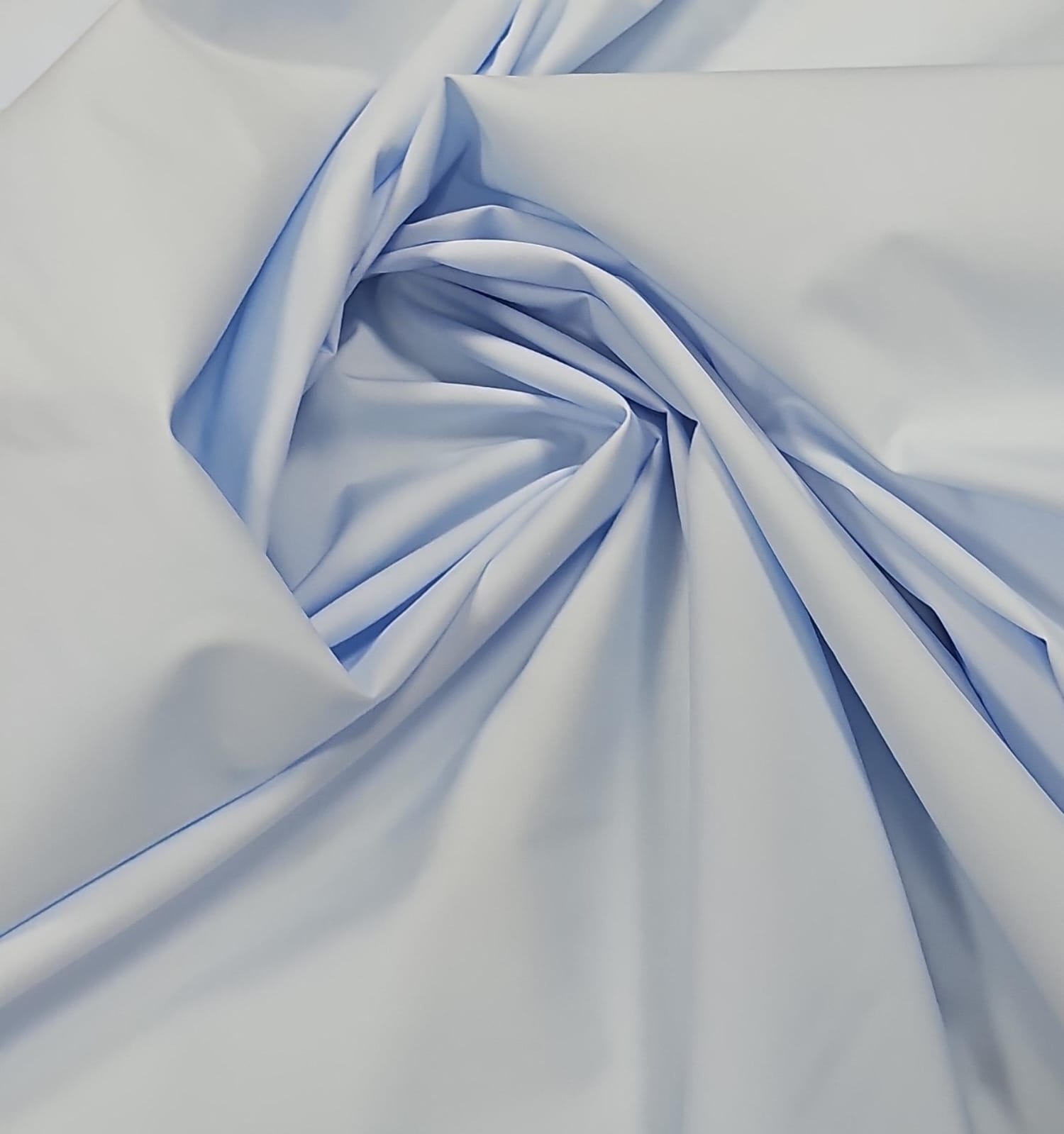 Tricoline Lisa Azul Bebê Premium 100% Algodão - Comprimento 1 m x Largura 1,50 m 