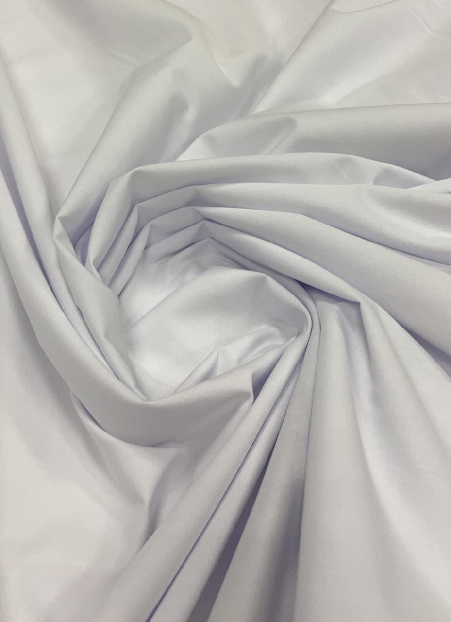 Percal Branco - 200 Fios - Largura 2,50 m x Comprimento 0,80 cm