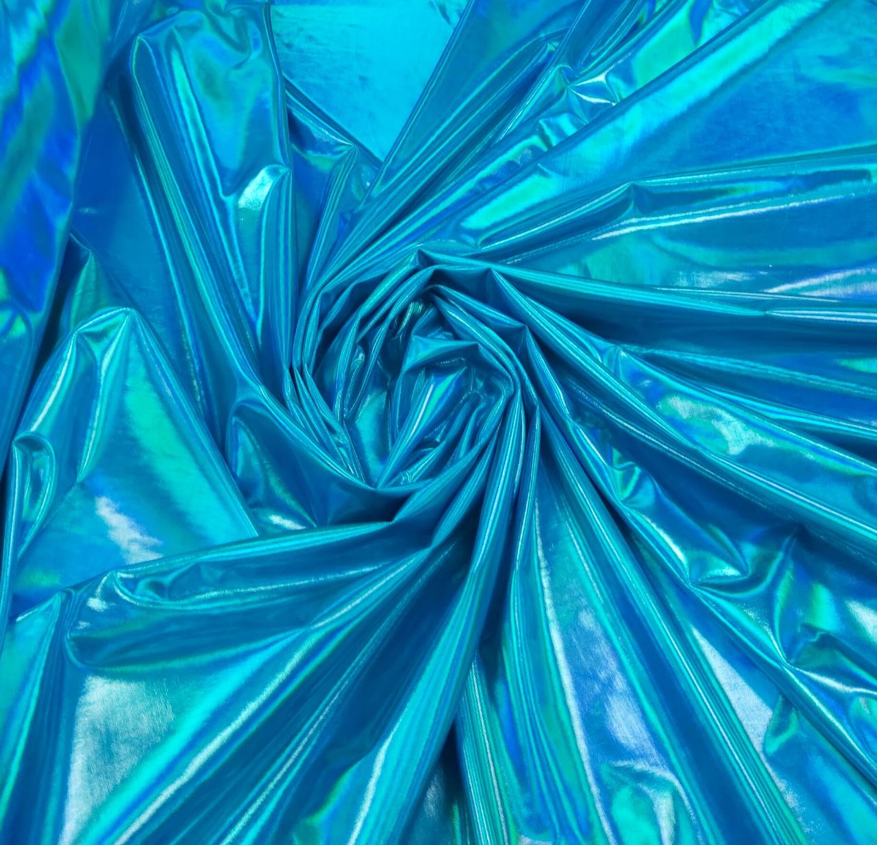 Vinil Furtacor Azul Turquesa com Elastano - Comprimento 2 m x Largura 1,47 m 