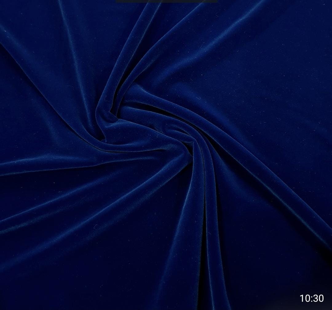 Veludo Tipo Alemão Três Águias Azul Marinho - Comprimento 0,40 cm x Largura 1,40 m 