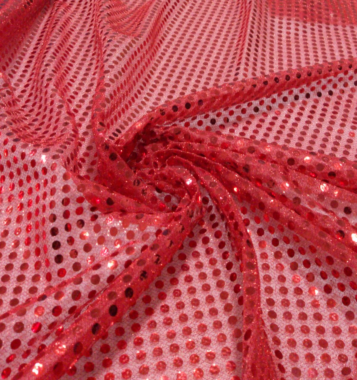 Paetê Colado Carnaval Vermelho - Comprimento 2 m x Largura 1,15 m
