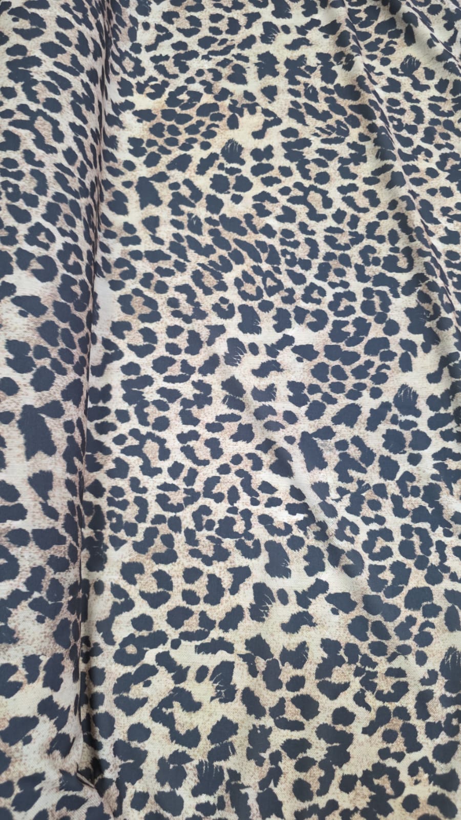 Microfibra Estampada com Elastano Animal Print Onça - Comprimento 0,60 cm x Largura 1,45 m