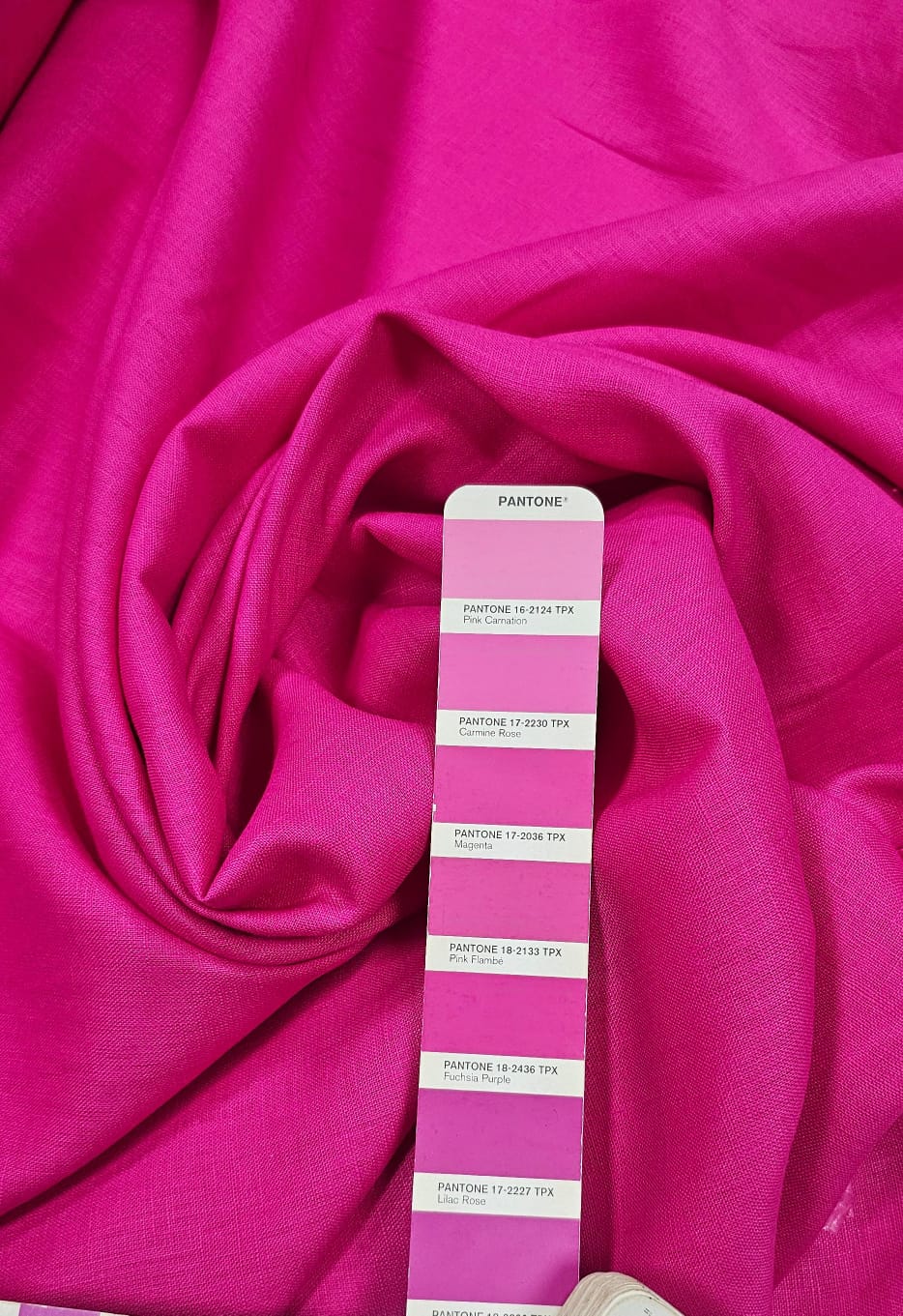 Linho Puro Pink - Comprimento 0,90 cm x Largura 1,40 m