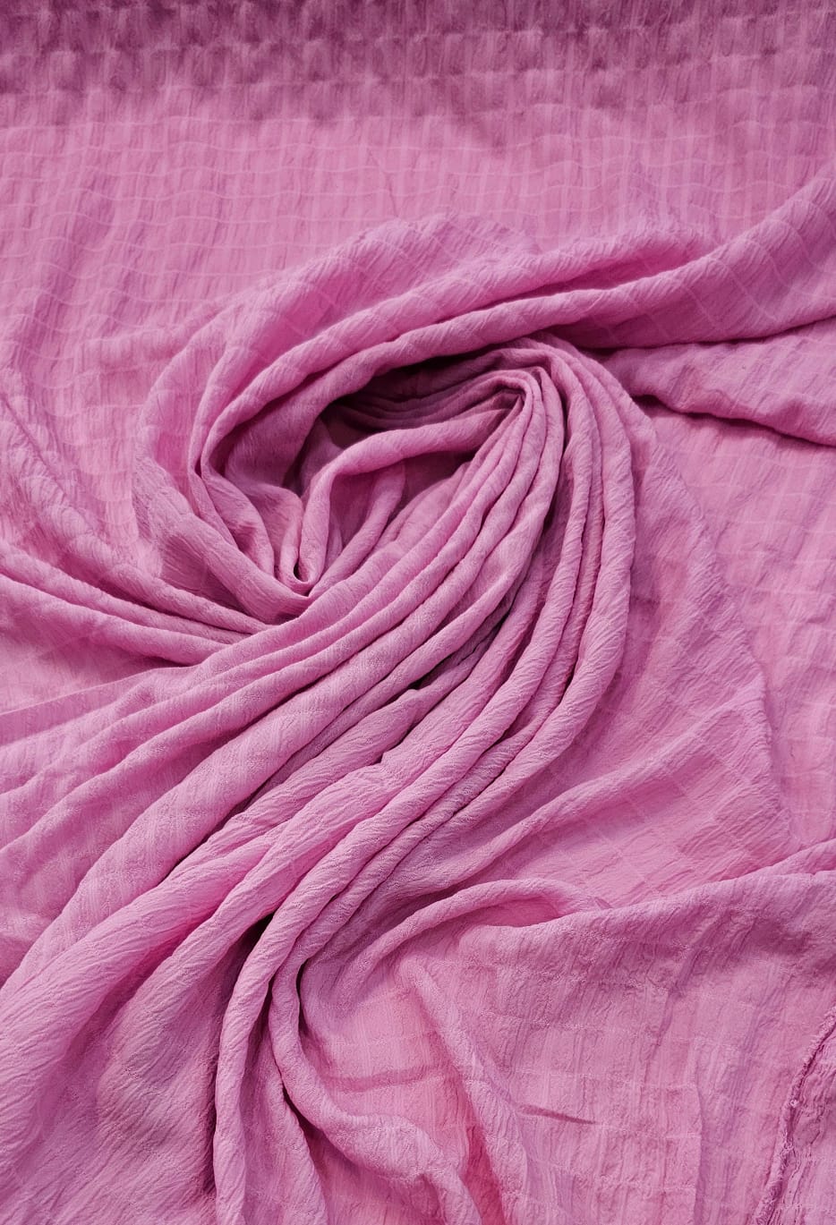 Crepe Tulum Com Elastano Rosa - Comprimento 3 m x Largura 1,47 m