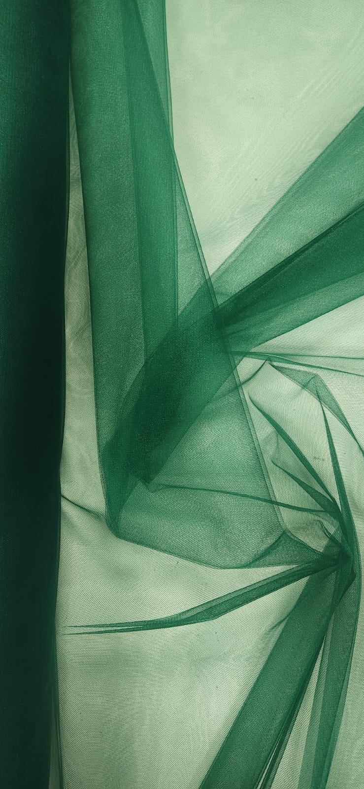 Tule Shine Verde Floresta - Comprimento 3 m x Largura 3 m