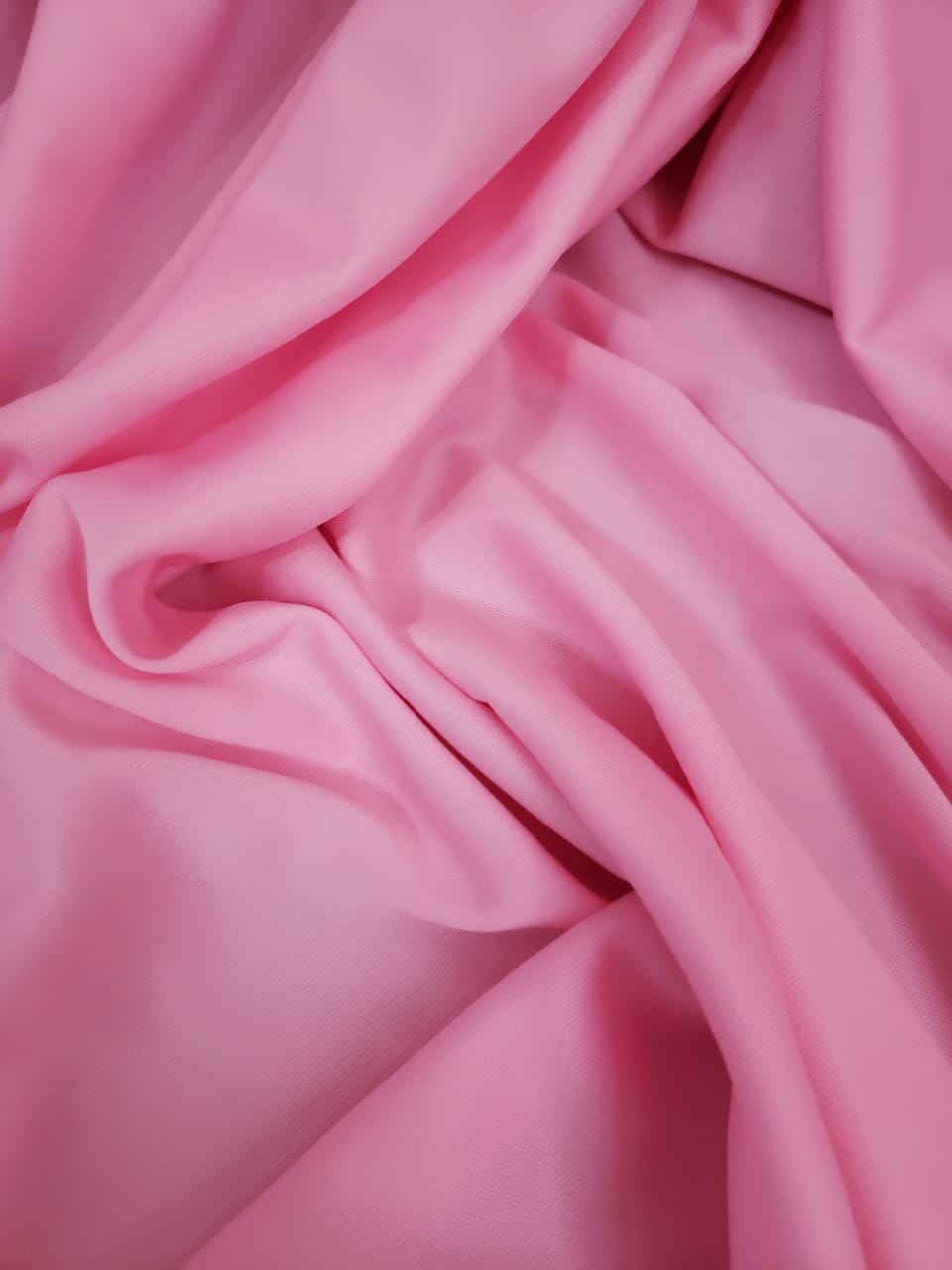 Malha Helanca Lisa Rosa Bebê COM SUJEIRA - Comprimento 0,75 cm x Largura 1,80 m 