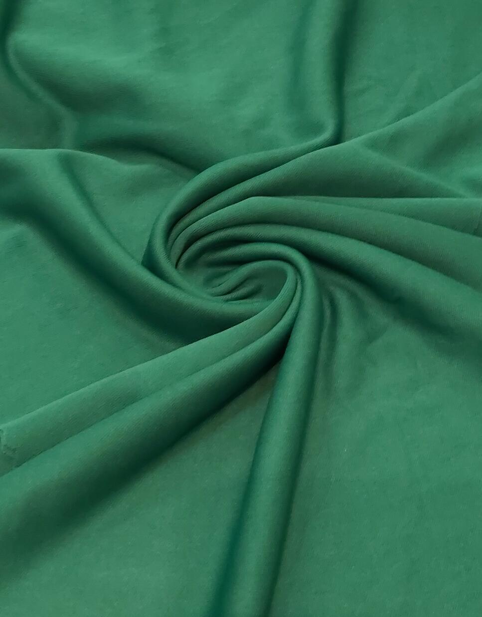 Malha Helanca Lisa Verde - Comprimento 0,95 cm x Largura 1,80 m