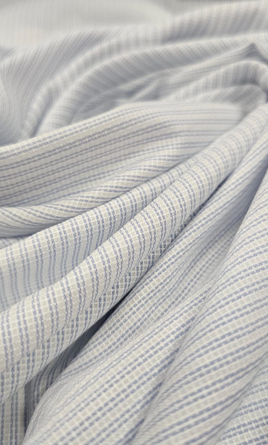 Tricoline Camisaria Fio 60  Paris Estampada Azul  - Comprimento 2,90 m x Largura 1,45 m 