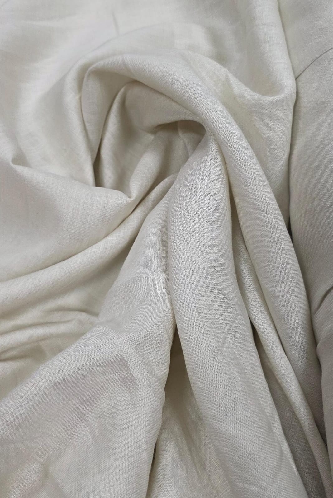 Cambraia de Linho Puro Natural - 100% Linho - Comprimento 0,60 cm x Largura 1,40 m