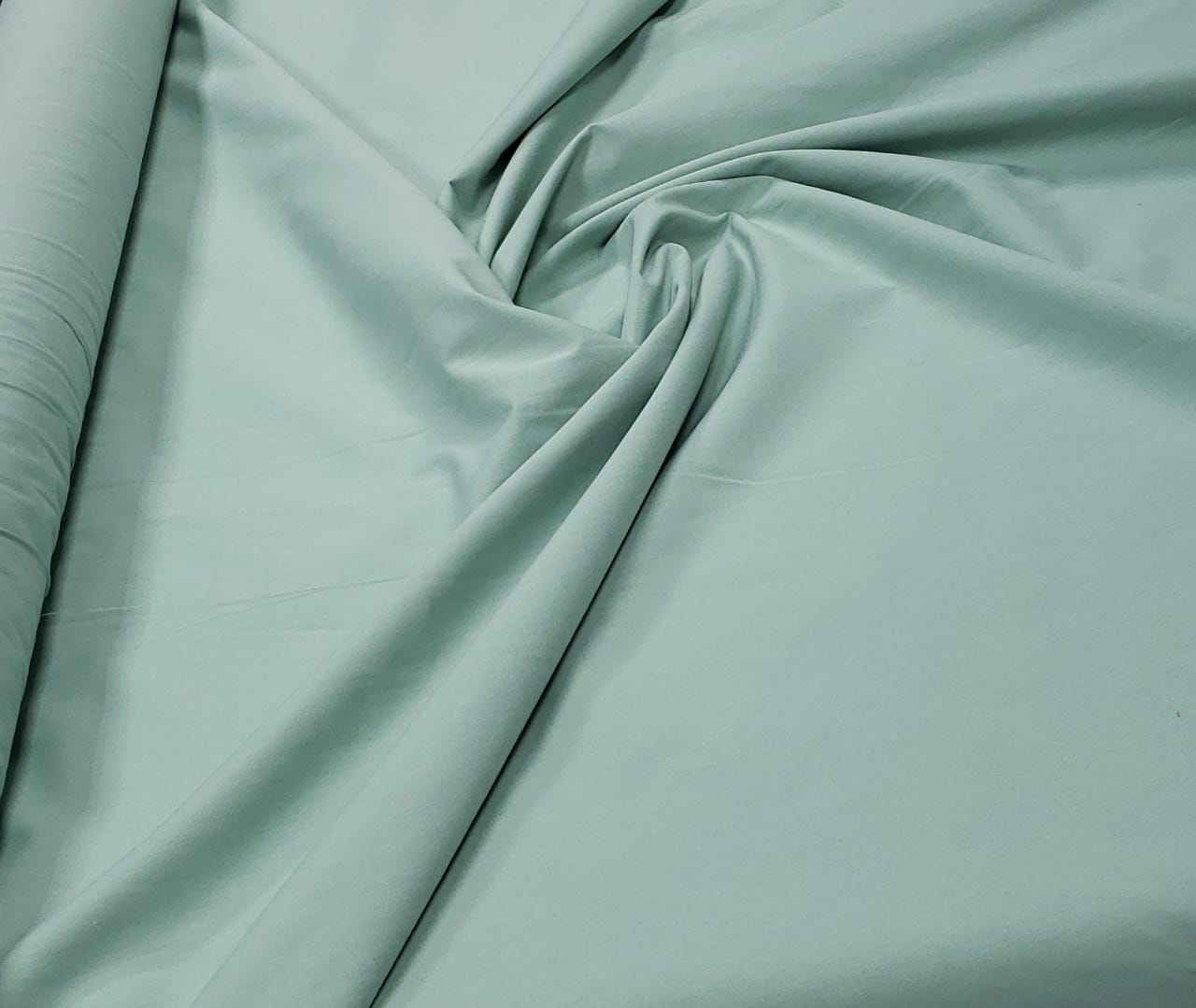 Percal Verde Cerâmica - 200 Fios  - Comprimento 0,90 cm x Largura 2,50 m