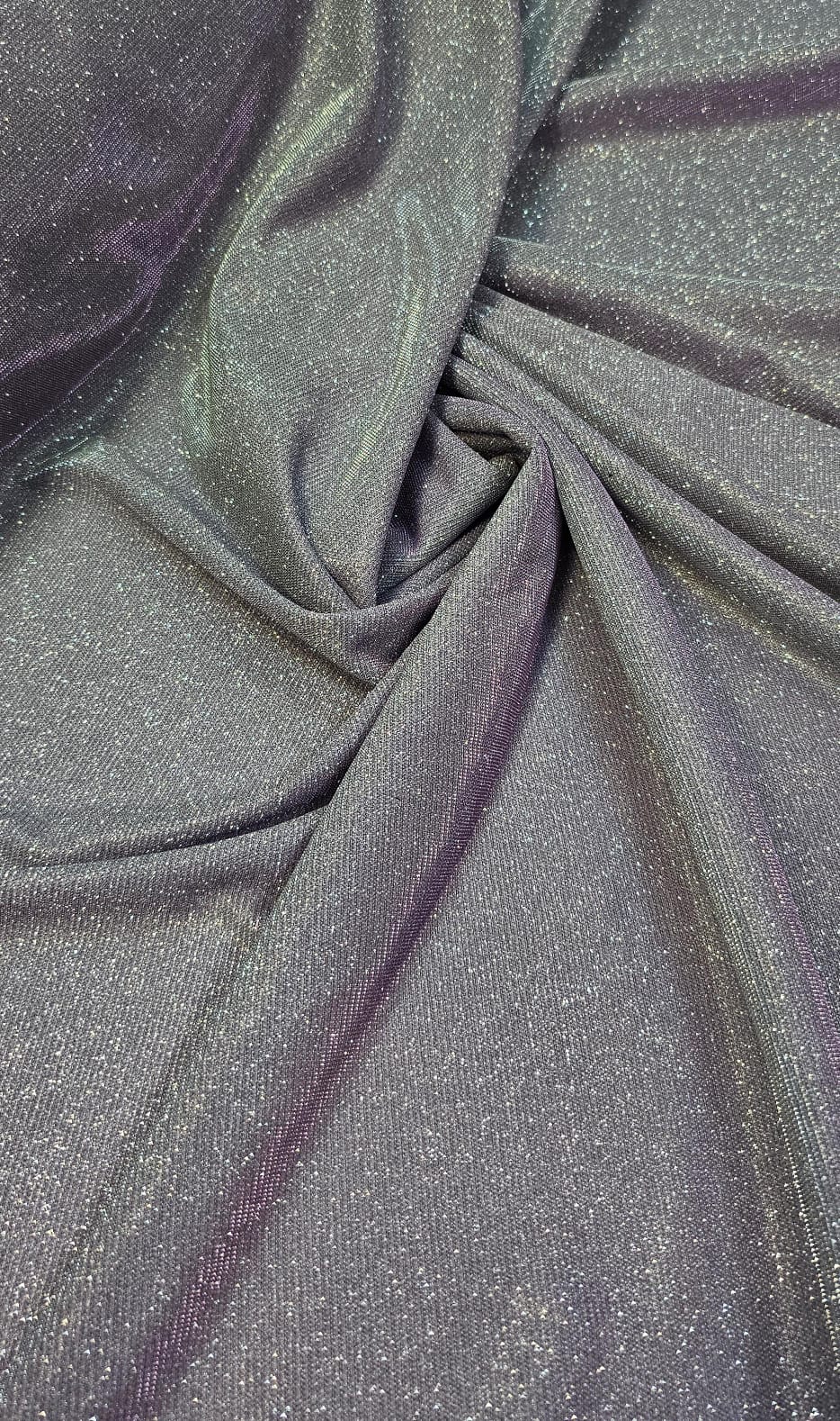 Malha Lurex Preto com Prata Modelo 22064 - Comprimento 1,50 m x Largura 1,40 m  