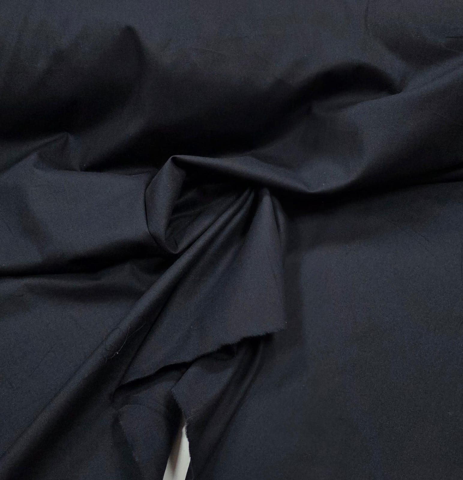 Tricoline Fio 40 Ibirapuera Textil Preto - Comprimento 1 m x Largura 1,45 m