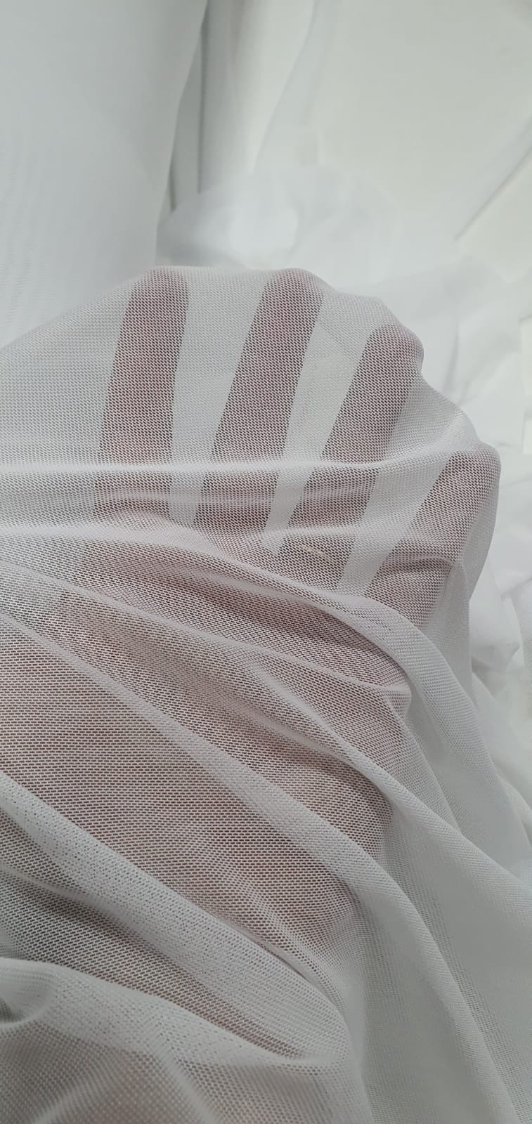 Tule Branco com Elastano 1,60m de Largura  - Comprimento 3 m x Largura 1,60 m 