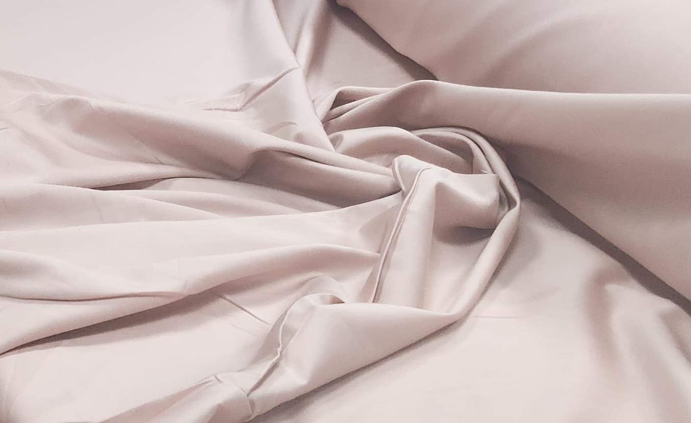 Percal Egípcio Acetinado Rosê - 400 Fios - Largura 2,80m - Comprimento 0,55 cm x Largura 2,80 m