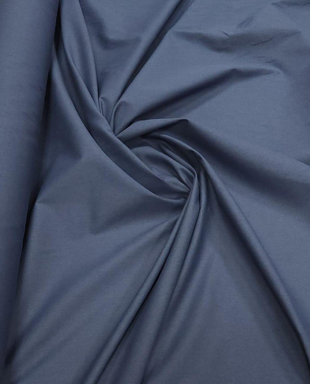 Tricoline Lisa Azul Marinho Premium 100% Algodão - Comprimento 1 m x Largura 1,50 m