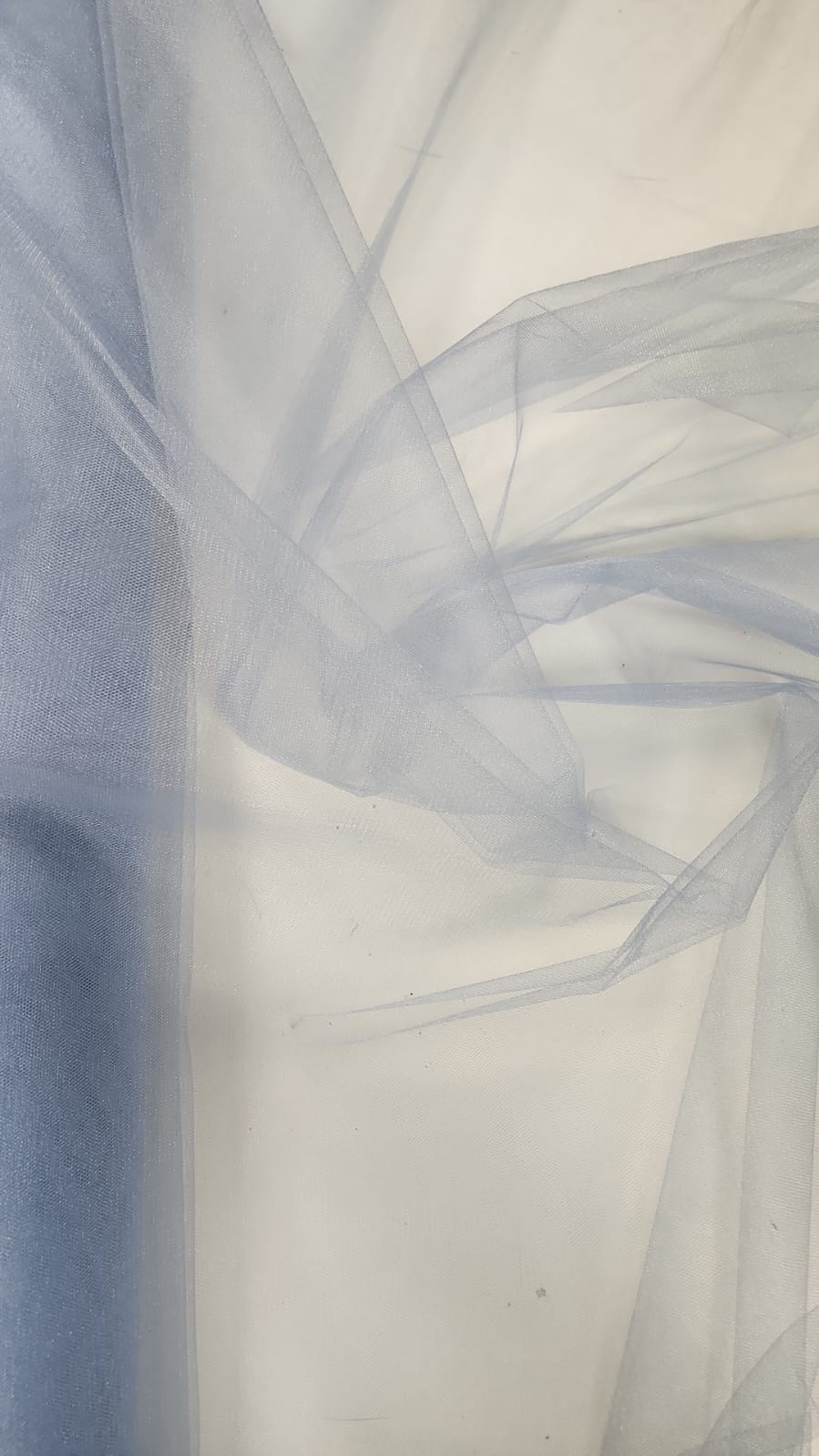 Tule Shine Azul Serenity - Comprimento 0,60 cm x Largura 3 m