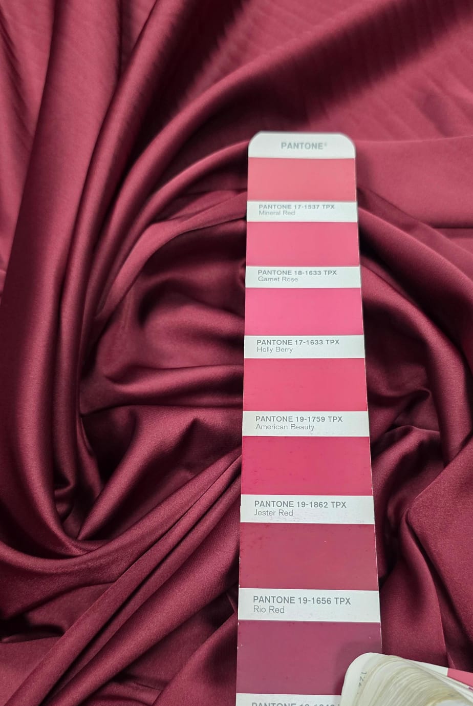 Cetim c/ elastano Splendor Dull Opaco Marsala - Comprimento 0,85 cm x Largura 1,47 m