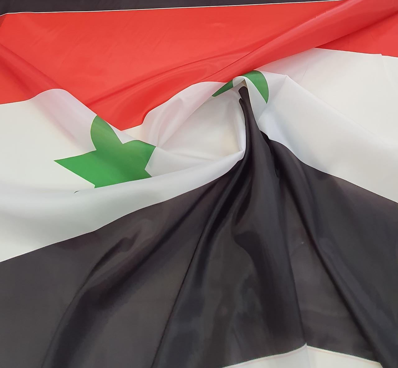 Bandeira da Síria em Faliete