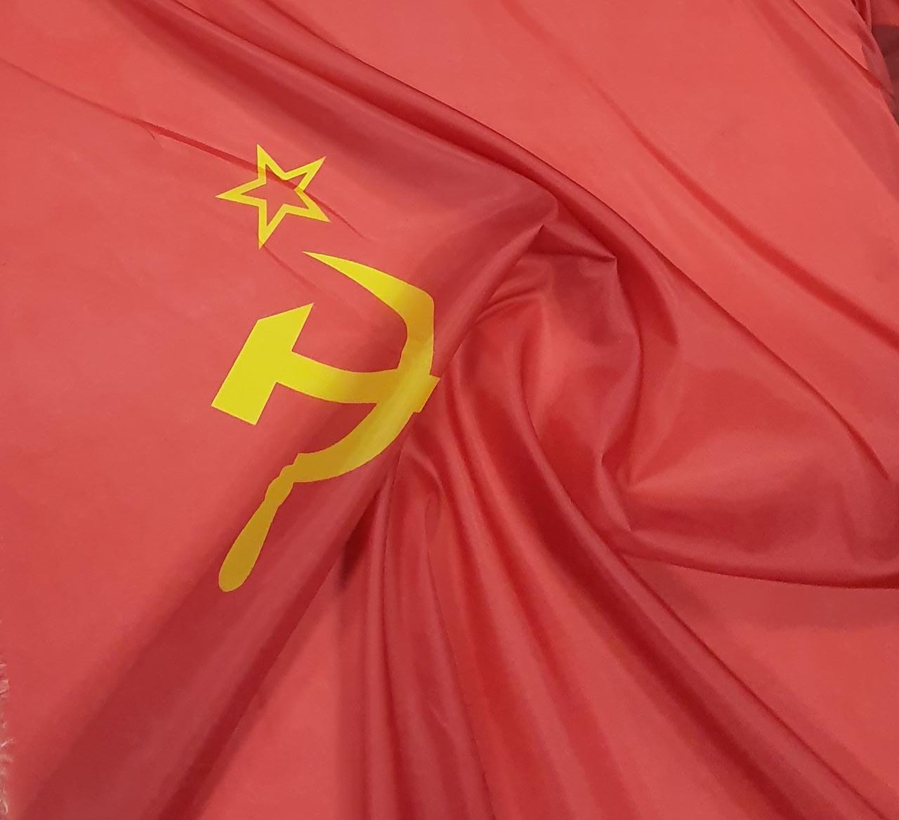 Bandeira da União Soviética em Faliete
