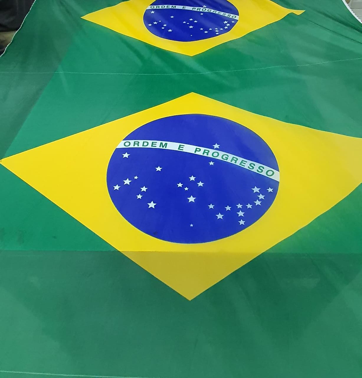 Bandeira do Brasil em Failete - SóTecidos - Todo site em 10x sem