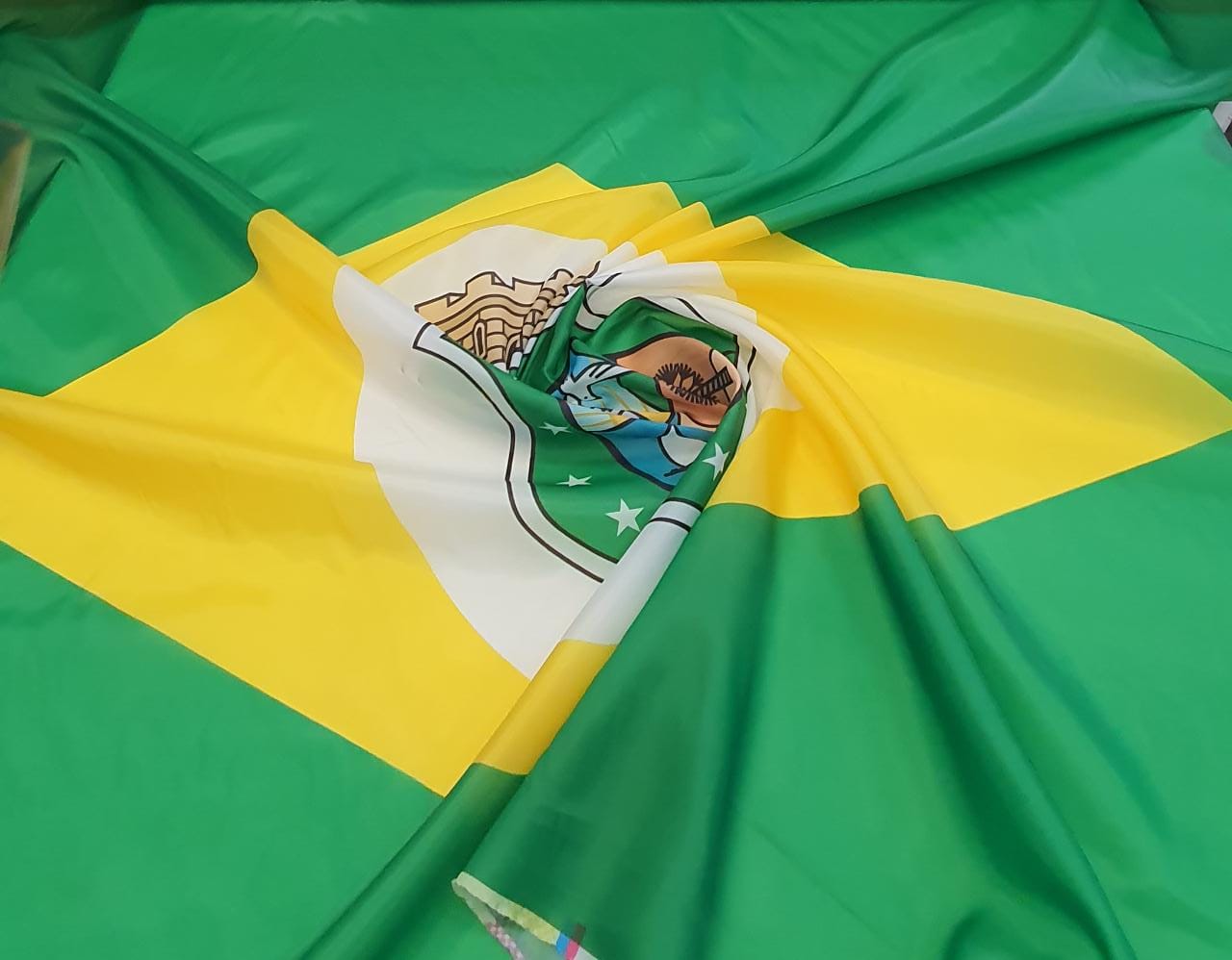 Bandeira do Estado do Ceará em Faliete