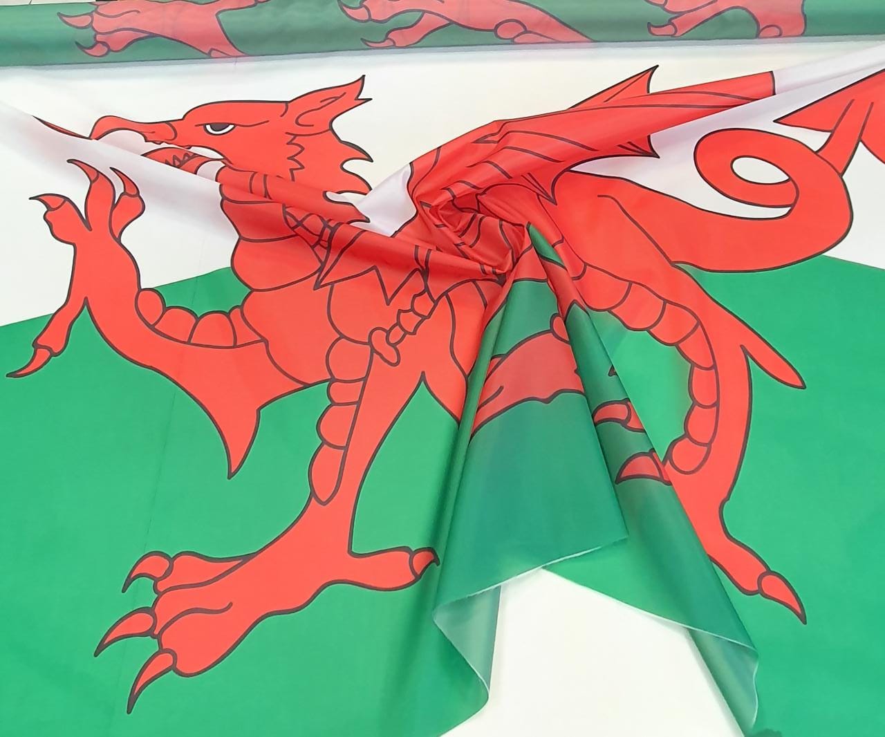 Bandeira do País de Gales em Faliete