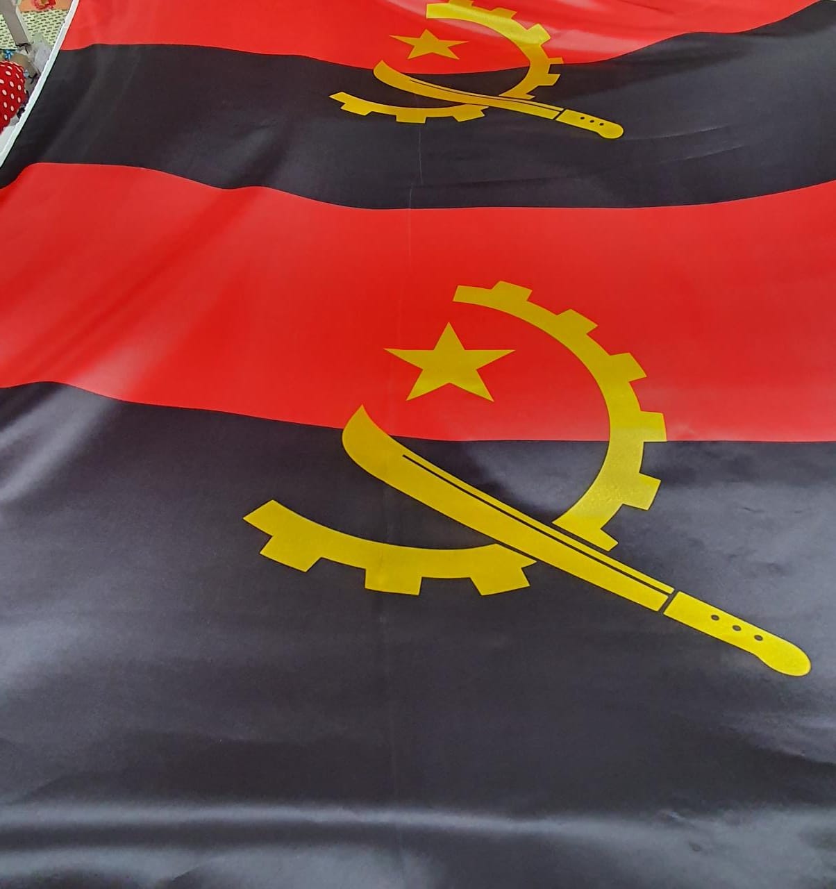 Cetim Bandeira Da Angola Sótecidos Todo Site Em 12x Sem Juros 5892