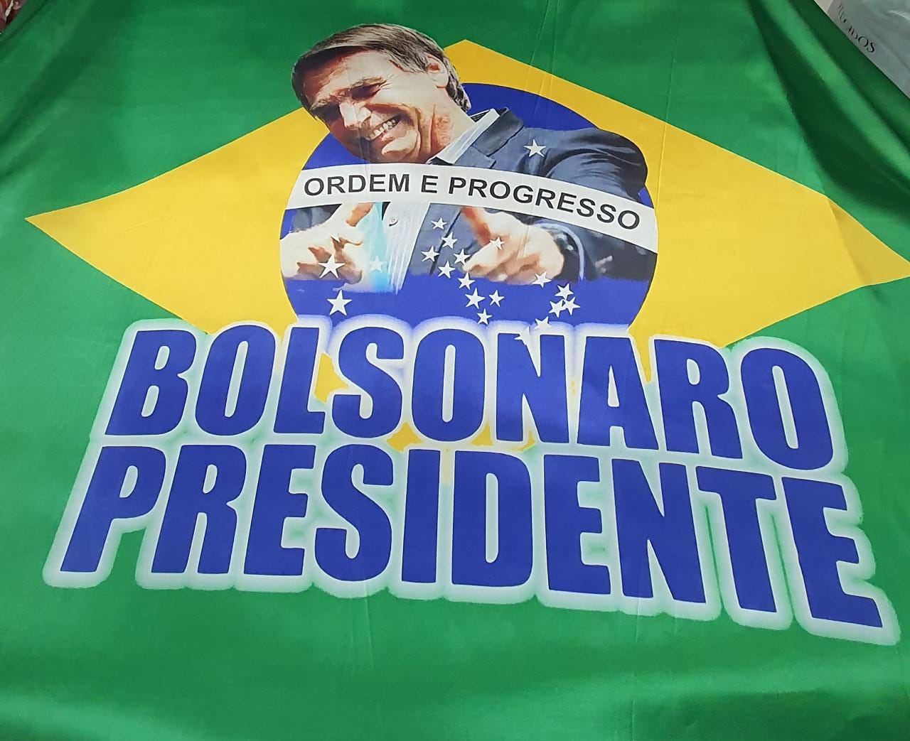 Cetim Bandeira do Bolsonaro