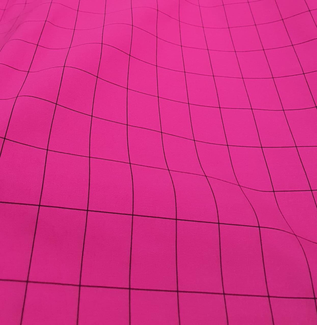 Tecido Tricoline Estampado Micro Poa Branco Fundo Rosa Pink - 50cm x 1,50mt  - Loja Lider Tecidos