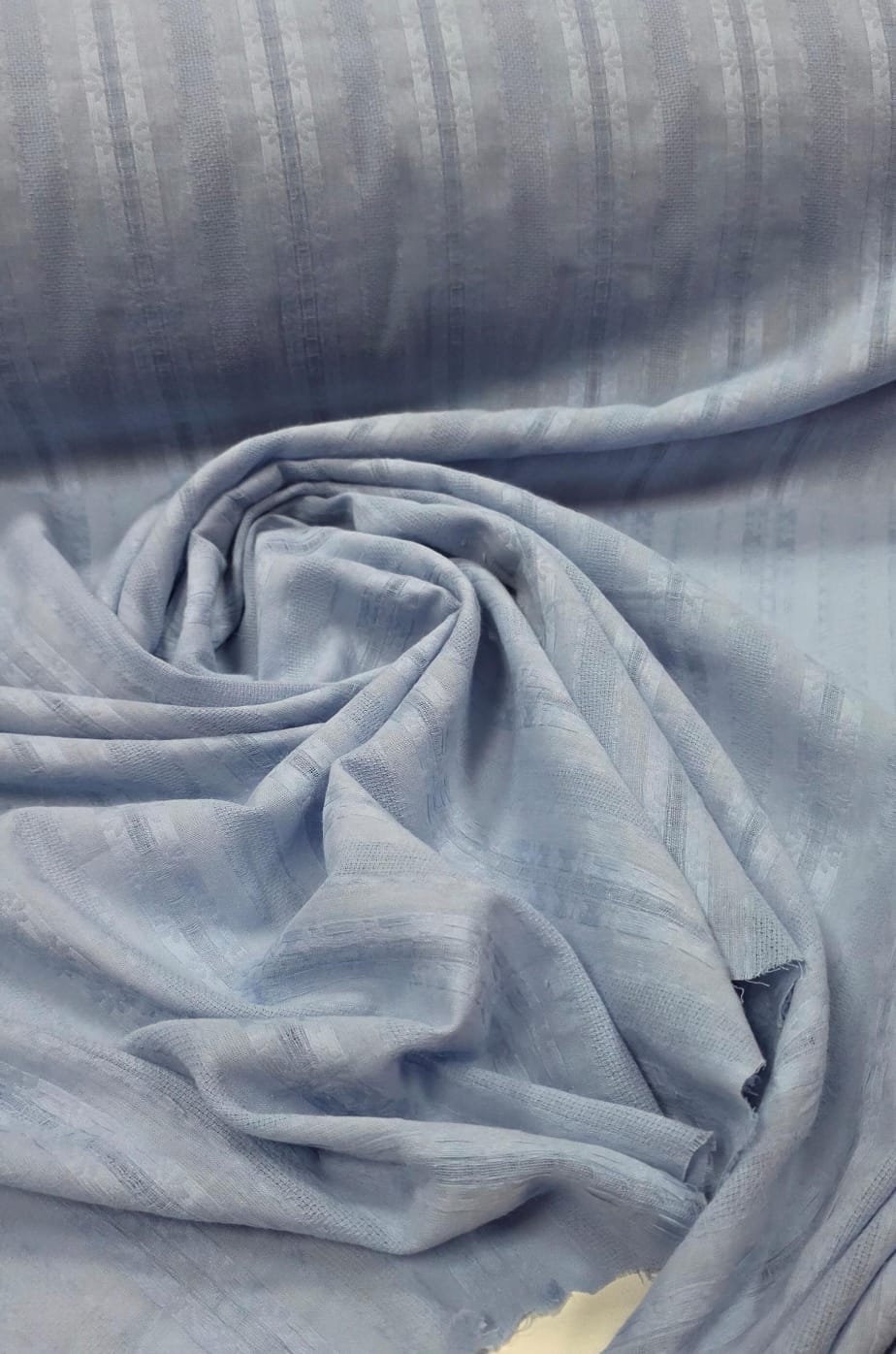 Cambraia Maquinetada Padova Azul Jeans