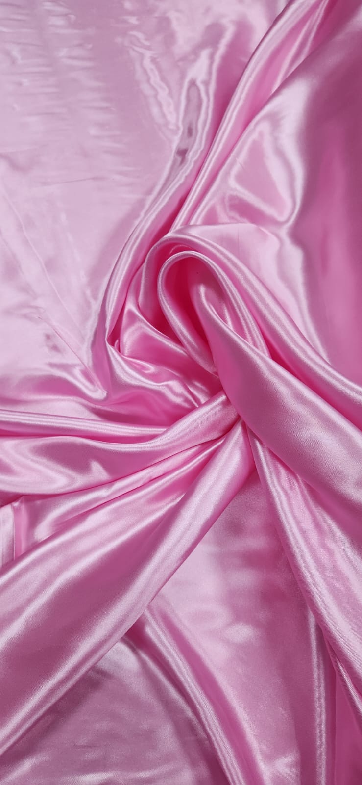 Cetim Charmeusse Liso Rosa Bebê