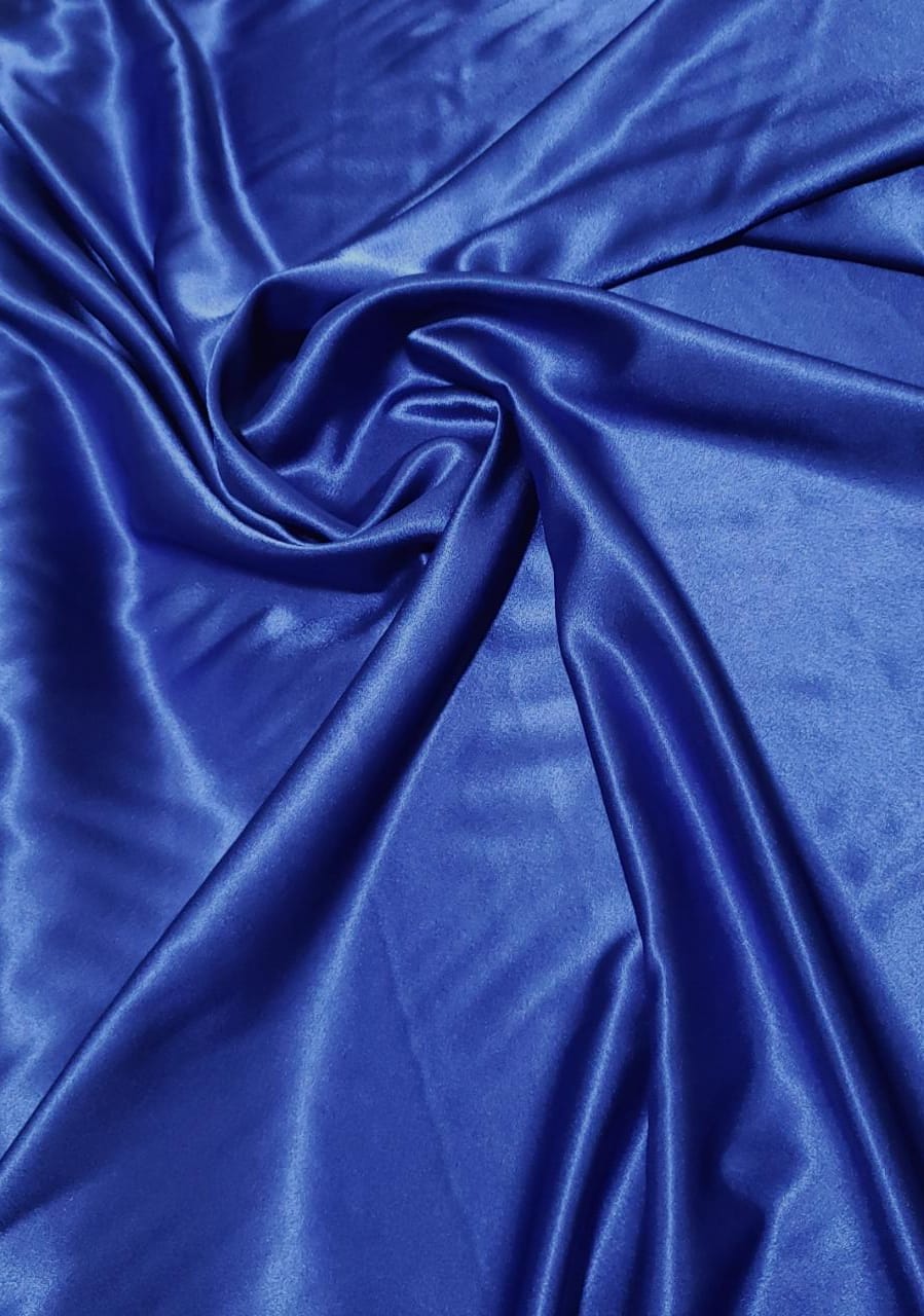 Cetim Mellow Liso Azul Royal