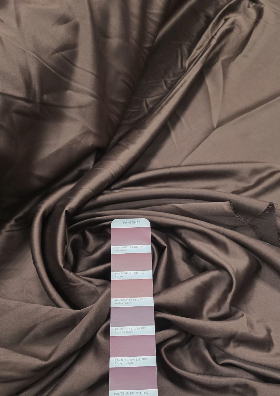 Crepe Amanda Liso Marrom Coffe