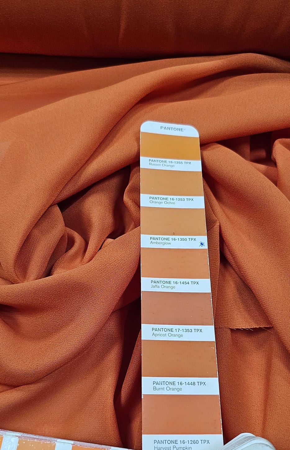 Crepe Georgete Liso Terracota Claro