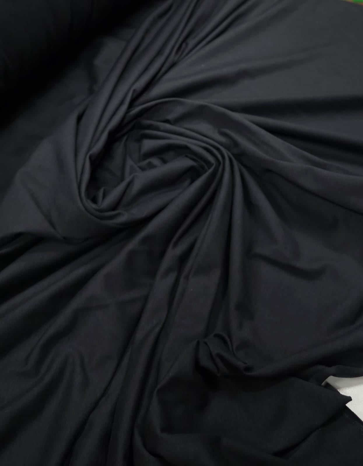 Malha de Algodão Preto