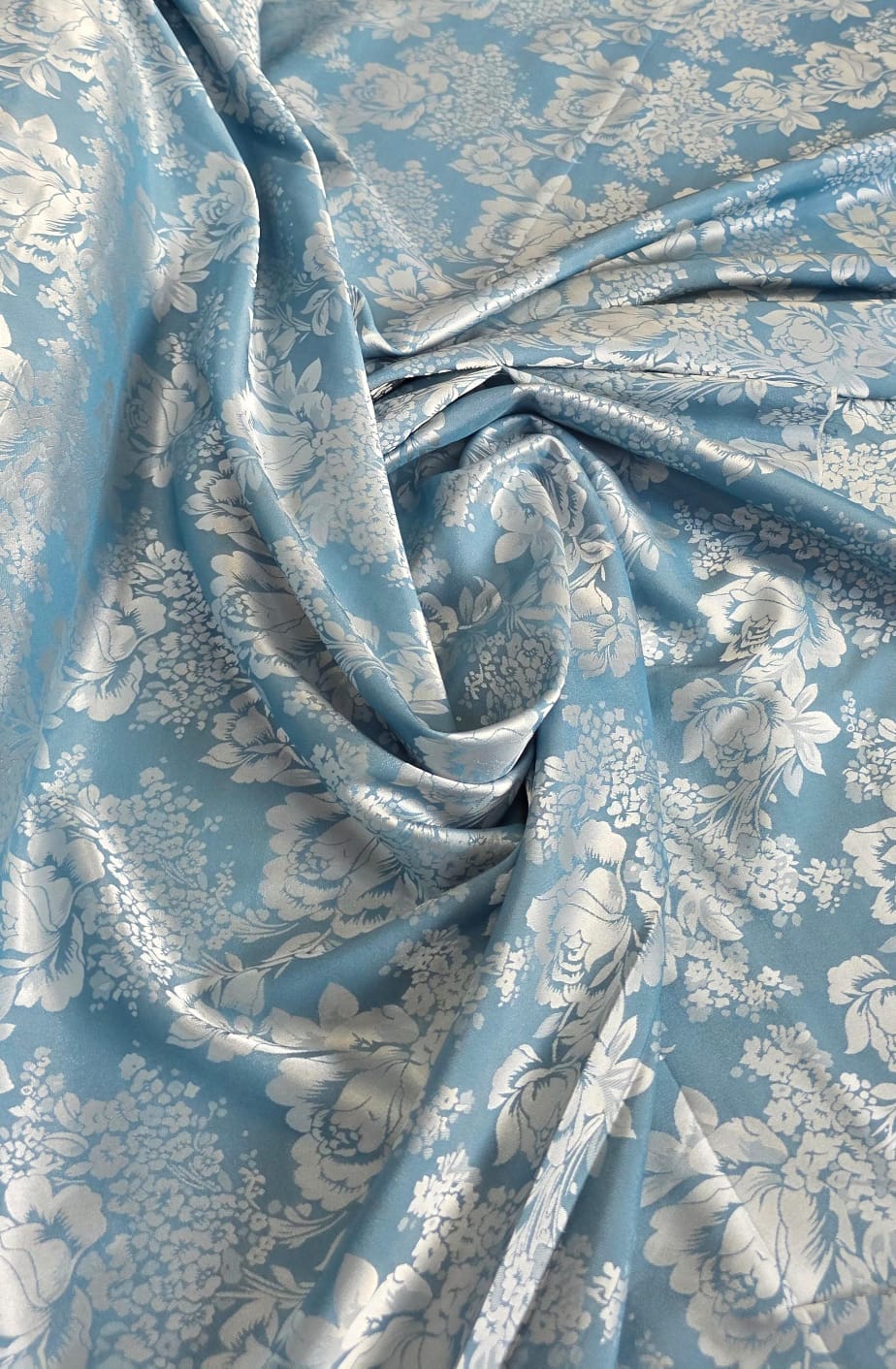 Cetim Jacquard Pudong Azul Modelo 02