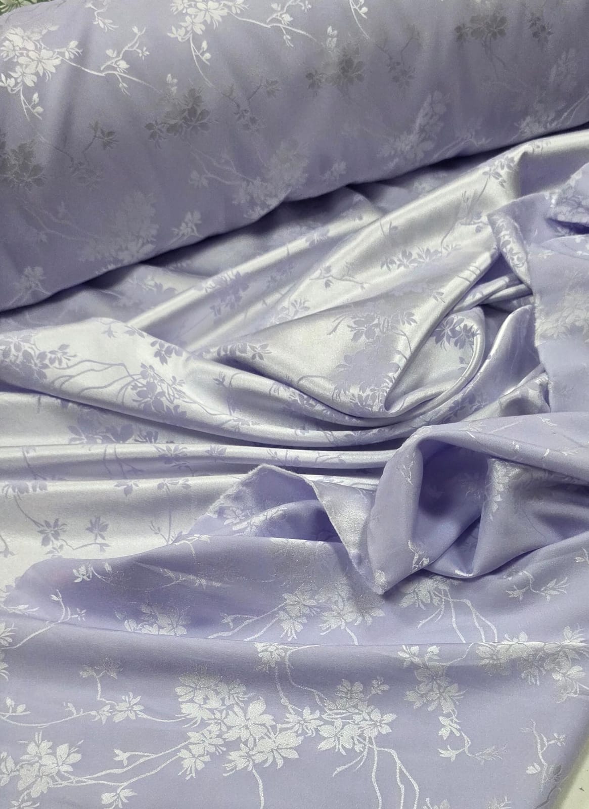 Cetim Jacquard Pudong Lilás