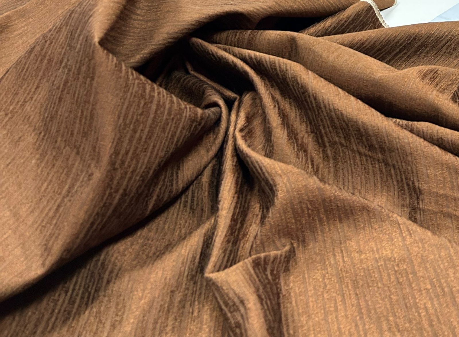 Jacquard Gobelem Pesado Casca de Árvore Mocha Mousse