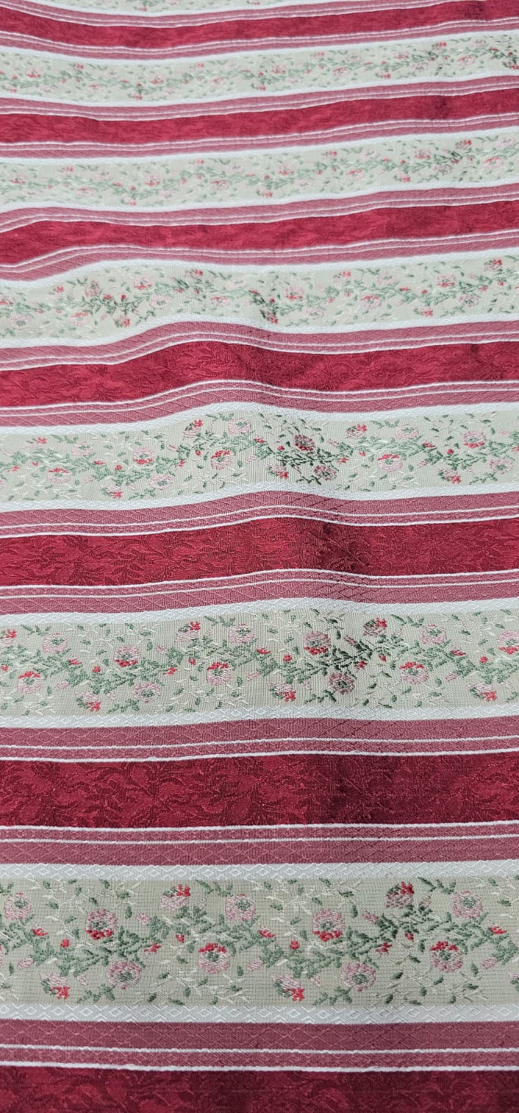 Jacquard Gobelem Pesado Listrado Marsala