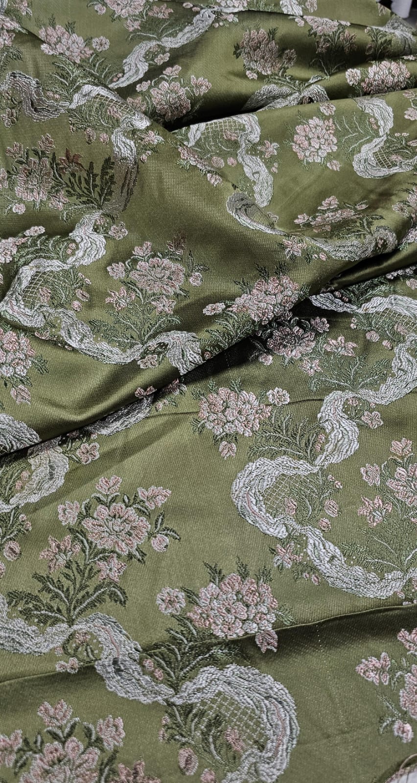 Jacquard Gobelem Pesado Pudong Verde Militar