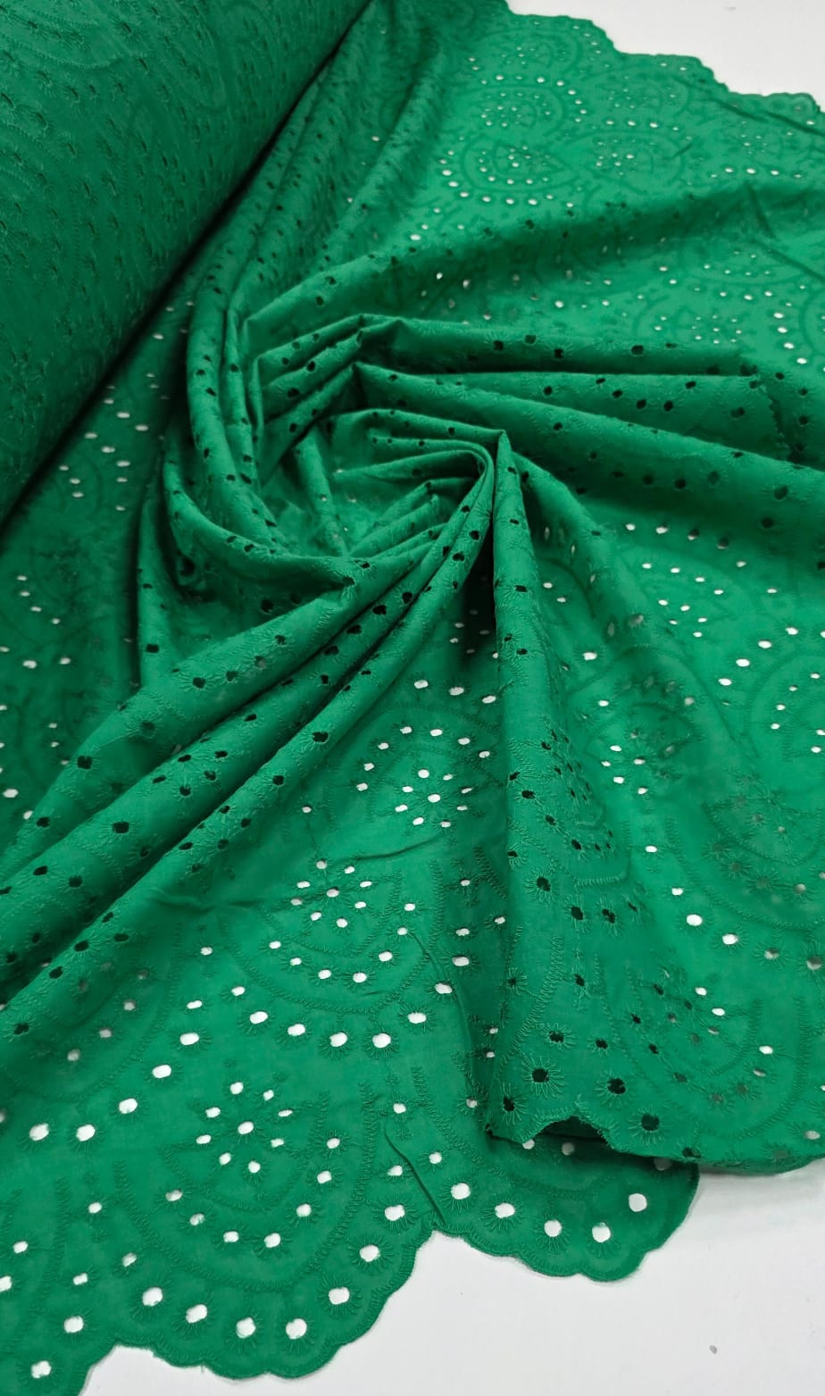 Layse Bordada Florença com Bico Verde