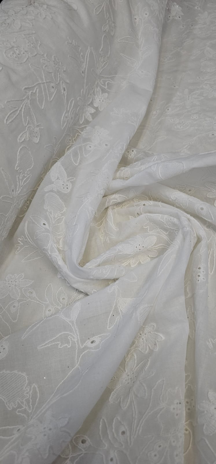 Layse Bordada Premium Bologna Cordonê Off White 