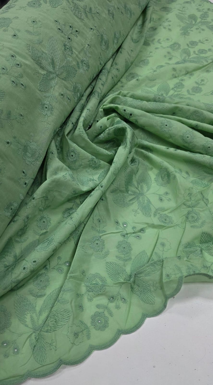 Layse Bordada Verde Malva Modelo I06