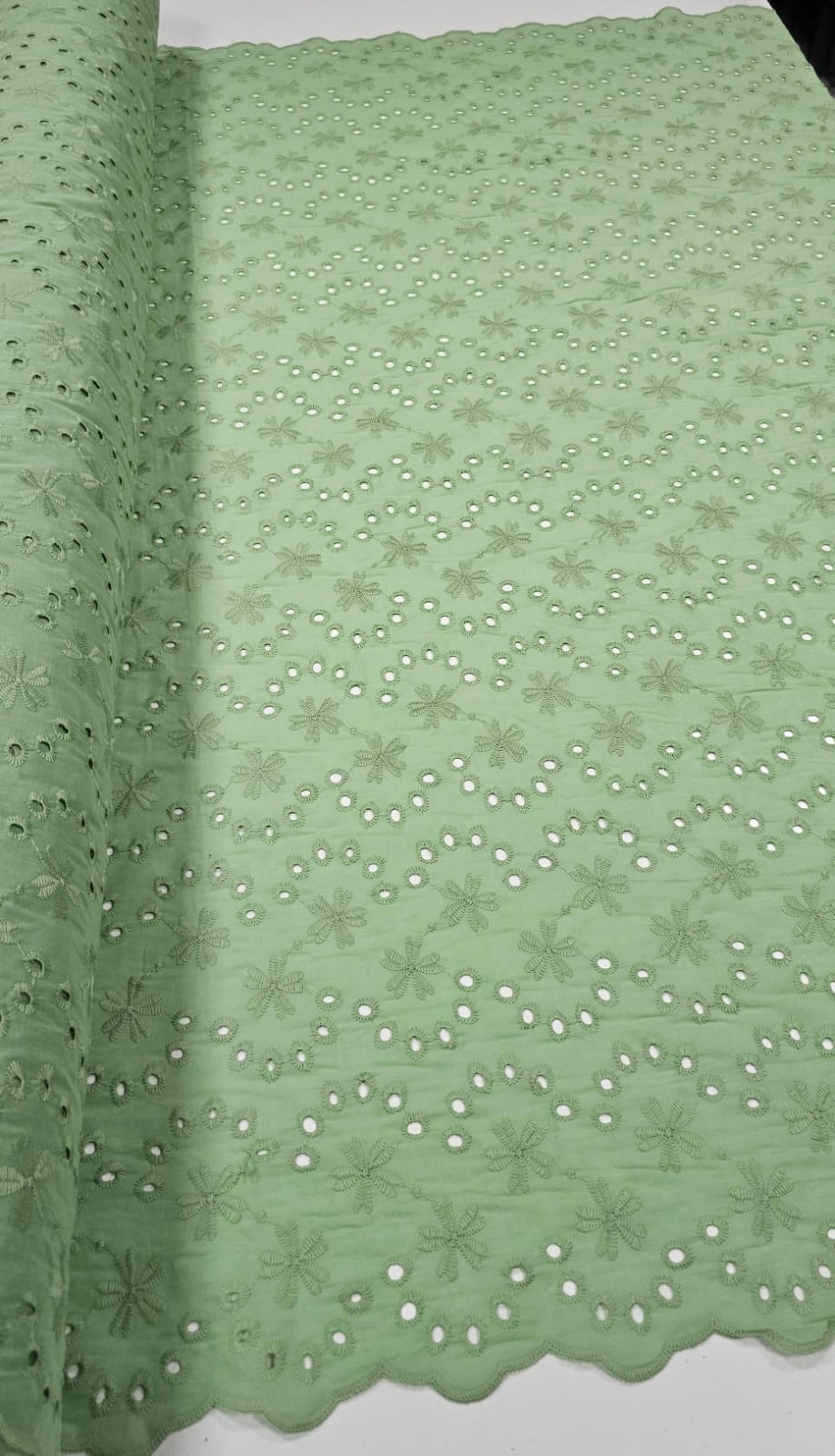 Layse Bordada Verde Menta Modelo I82 